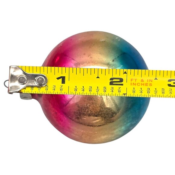 Set Of 7 Shiny Brite Christmas Tree Mercury Glass Ornament Vintage - Picture 15 of 16